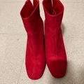 verkaufe: Rote Stiefletten