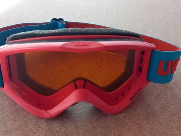 verkaufe: Skibrille Uvex speedy pro, orange/blau