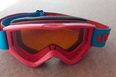 verkaufe: Skibrille Uvex speedy pro, orange/blau