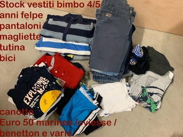 verkaufe: Abbigliamento bimbo 4/5 anni