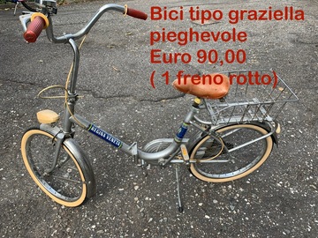 verkaufe: Bicicletta tipo graziella 