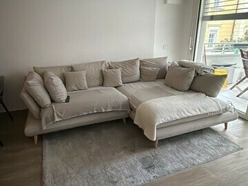 verschenke: divano angolare con funzione letto