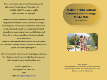 biete: Matrix  Erlebnisabend