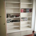 verkaufe: Libreria Bianca Grande con Cassetti e Ante