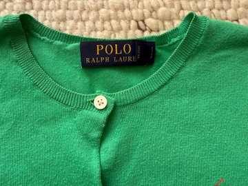 verkaufe: Polo Ralph Lauren Strickjacke Cardigan Grün M Damen